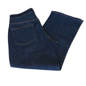 Women's High Rise Dark Blue Jeans Size Large New Never Used